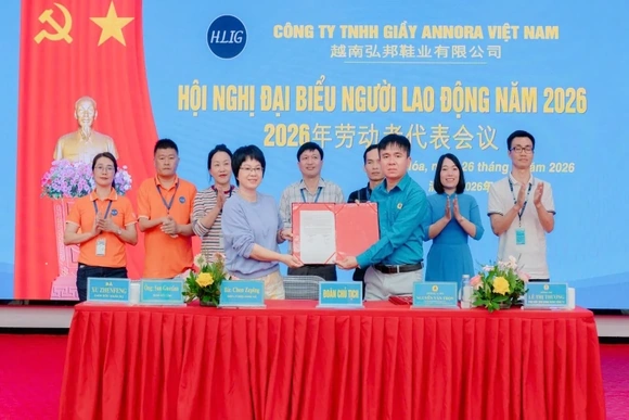 Công ty TNHH Giầy Annora Việt Nam tổ chức Hội nghị người lao động năm 2026