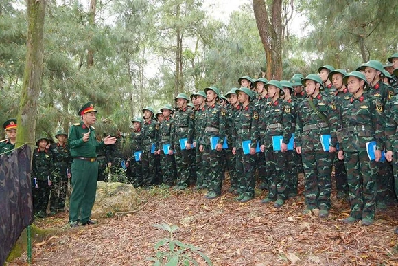 Hành trình rèn luyện của những chiến sĩ mới