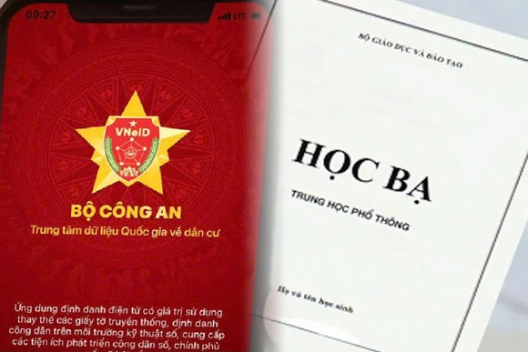 Từ ngày 15/5, học bạ và bằng cấp sẽ được tích hợp trên VNeID