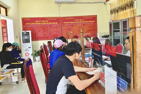 Xã Thượng Ninh đẩy mạnh cải cách hành chính, nâng cao chất lượng phục vụ Nhân dân