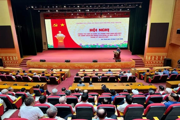 Chi hội Cựu Công an nhân dân thông tin thời sự quốc tế và chính sách đối ngoại cho hội viên