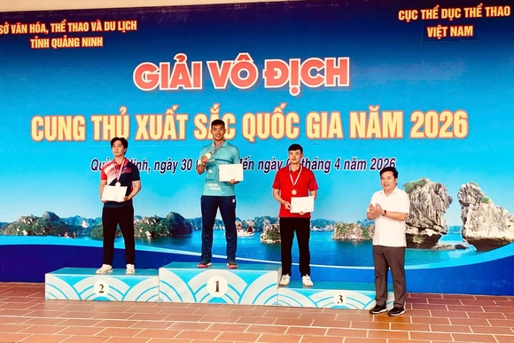 Nguyễn Trọng Hải giành HCV cho Thanh Hóa tại Giải Vô địch cung thủ xuất sắc quốc gia 2026