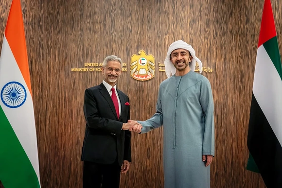 Ngoại trưởng UAE và Ấn Độ hội đàm trao đổi về tình hình khu vực