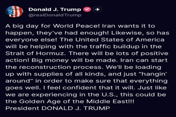 Ông Trump: Mỹ sẽ tham gia “giải tỏa ùn tắc” tại eo biển Hormuz