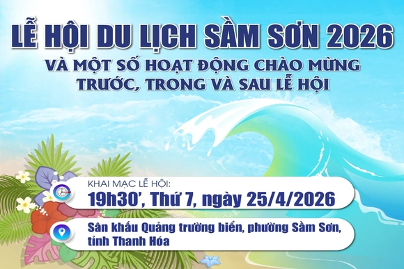 [Infographics] Lễ hội du lịch Sầm Sơn năm 2026 và một số hoạt động chào mừng