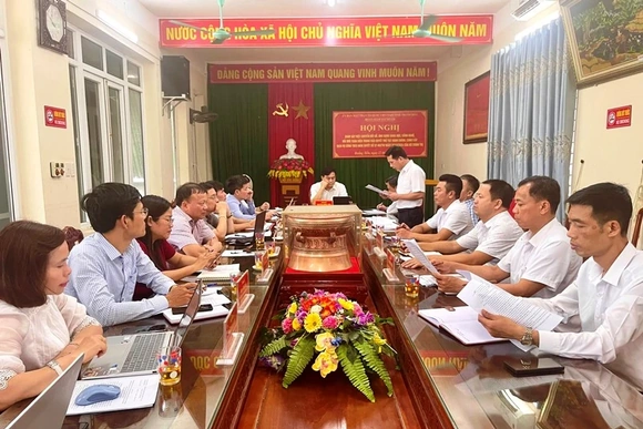 Giám sát thực hiện Nghị quyết 57-NQ/TW của Bộ Chính trị tại xã Hoằng Tiến