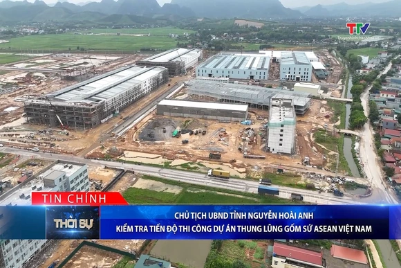 Bản tin Thời sự tối 20/4/2026:&nbsp;Chủ tịch UBND tỉnh Nguyễn Hoài Anh kiểm tra tiến độ thi công Dự án Thung lũng Gốm sứ Asean Việt Nam