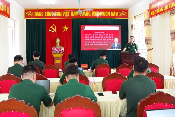 Bộ CHQS tỉnh Thanh Hóa khai mạc Hội thi báo cáo viên giỏi năm 2026