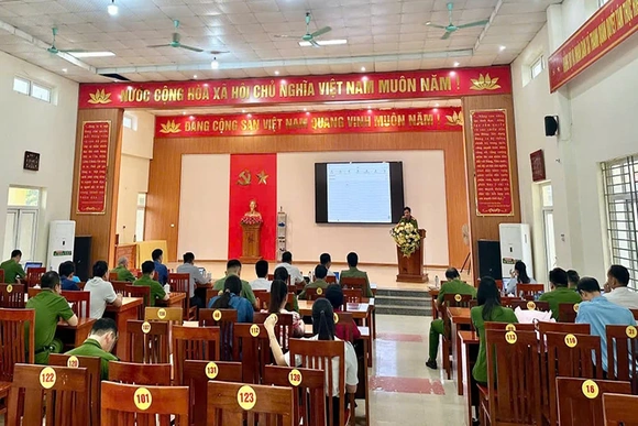 Xã Thanh Quân ra mắt mô hình tự quản về an ninh, trật tự