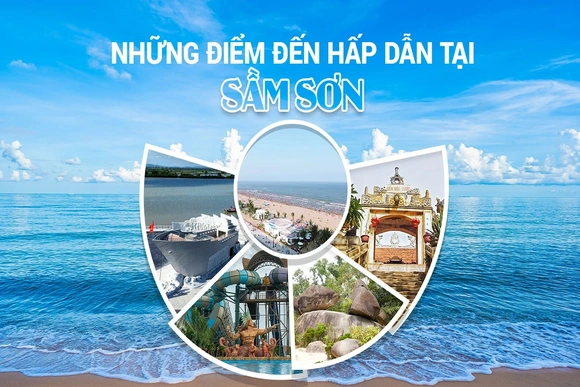 [Infographics] Những điểm đến hấp dẫn tại Sầm Sơn
