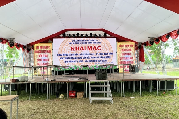 Sẵn sàng cho Lễ hội Đền thờ Lê Hoàn năm 2026