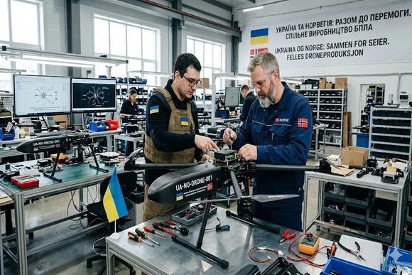 Na Uy - Ukraine đẩy nhanh hợp tác sản xuất UAV