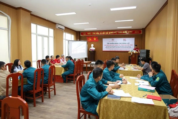 Nâng cao năng lực cho Đội ứng phó thiên tai, thảm họa cấp tỉnh