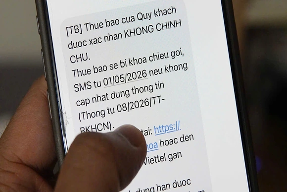 Hàng nghìn SIM điện thoại bị khoá vì không xác thực