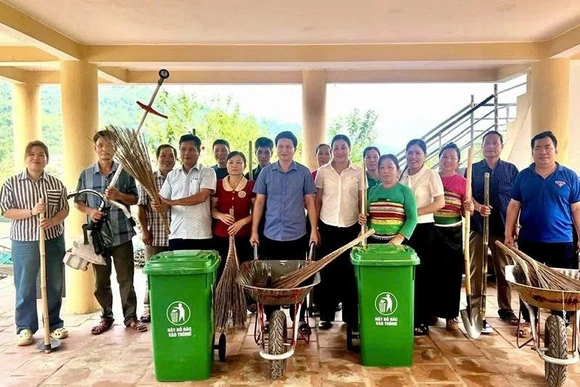 Cựu chiến binh xã Nam Xuân gương mẫu bảo vệ môi trường