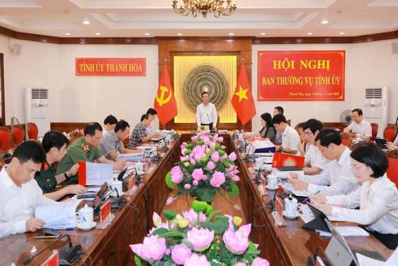 Bí thư Tỉnh ủy Lê Đức Thái: Điều chỉnh Quy hoạch tỉnh Thanh Hóa cần bảo đảm tầm nhìn chiến lược, tính khả thi cao