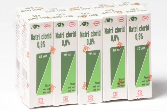Thu hồi lô thuốc dung dịch nhỏ mắt Natri clorid 0,9% trên toàn quốc