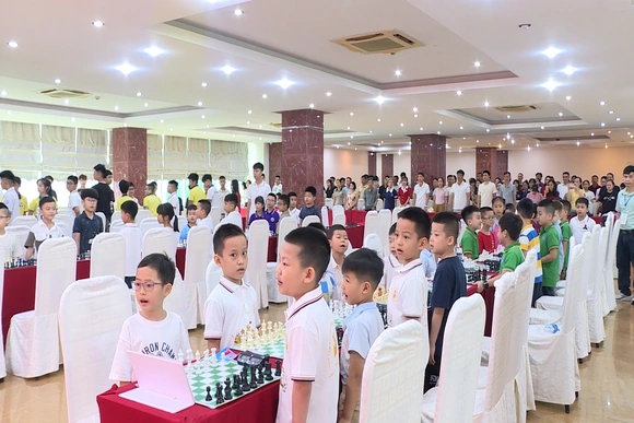 Sôi nổi Giải Cờ vua tìm kiếm tài năng tranh Cup Chiến binh tí hon lần thứ V, năm 2026