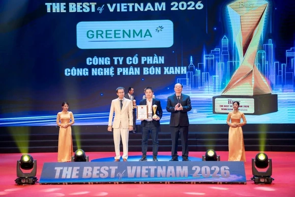 Phân bón hữu cơ Greenma được vinh danh tại The Best of Vietnam 2026