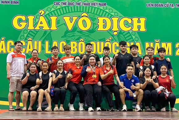 Cử tạ Thanh Hóa xếp thứ Ba toàn đoàn tại giải Vô địch các CLB quốc gia 2026