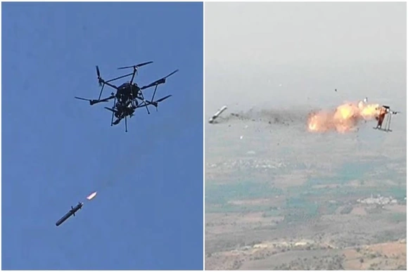 Ấn Độ thử thành công tên lửa phóng từ UAV