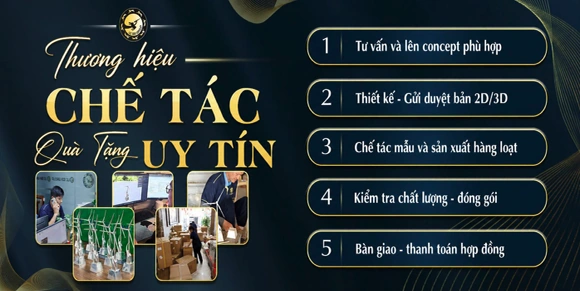 Lê Gia Group đơn vị chế tác quà tặng đại hội uy tín, giá tốt