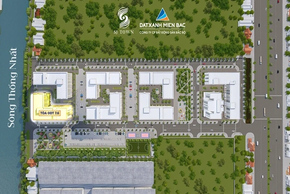 NOXH SJ Town tung “siêu phẩm” ODT 7.6 view sông hiếm có khó tìm