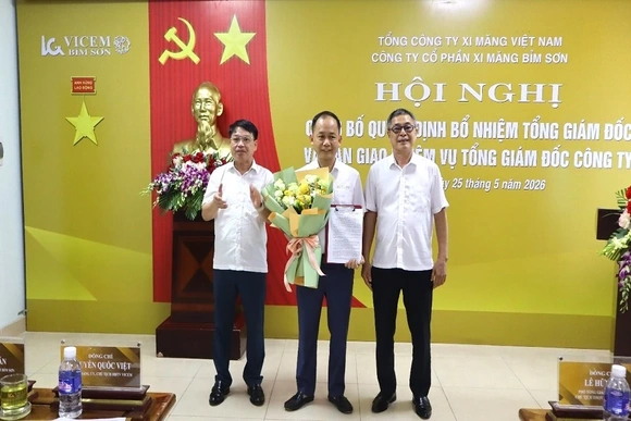 Công ty Cổ phần Xi măng VICEM Bỉm Sơn có Tổng Giám đốc mới