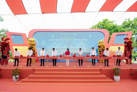 Ninh Bình chính thức có Công viên Thể thao đa năng quy mô hàng đầu Việt Nam do Sun Group đầu tư