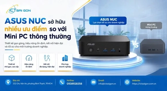 ASUS NUC – Xu hướng máy tính mini hiệu năng cao cho doanh nghiệp hiện đại