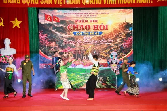 Sôi nổi Hội thi Lực lượng tham gia bảo vệ an ninh, trật tự cơ sở giỏi tỉnh Thanh Hóa lần thứ I