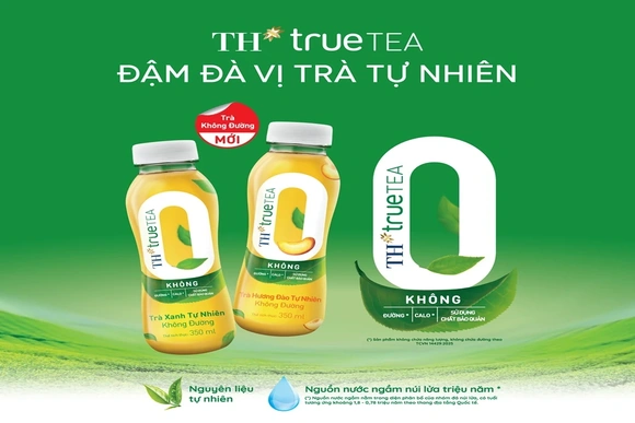 Tập đoàn TH ra mắt Trà không đường TH true TEA