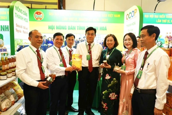 Hơn 80 sản phẩm tiêu biểu của Thanh Hóa được giới thiệu tại Đại hội đại biểu toàn quốc Hội Nông dân Việt Nam
