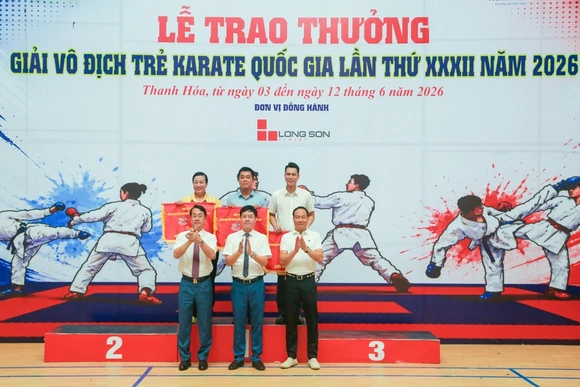 Thanh Hóa xếp thứ 4 toàn đoàn tại Giải vô địch trẻ Karate quốc gia