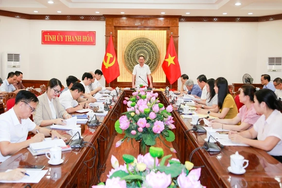 Cho ý kiến về công tác chuẩn bị Đại hội Hội Nhà báo tỉnh Thanh Hóa lần thứ VII, nhiệm kỳ 2026-2031