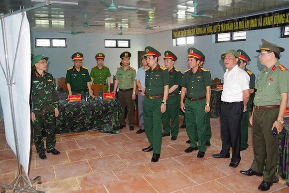 Sẵn sàng diễn tập tác chiến&nbsp;khu vực phòng thủ