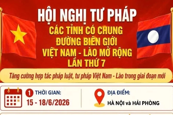 Hội nghị Tư pháp các tỉnh có chung đường biên giới Việt Nam-Lào mở rộng lần thứ 7