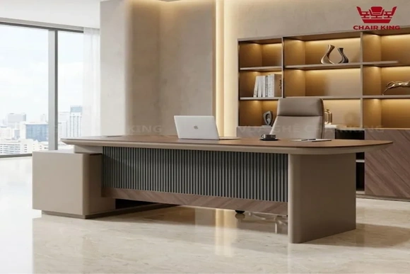 Chairking chia sẻ cách bố trí bàn làm việc của giám đốc đẹp, sang trọng