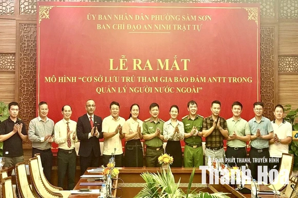 Phường Sầm Sơn chung tay quản lý&nbsp;người nước ngoài từ cơ sở lưu trú