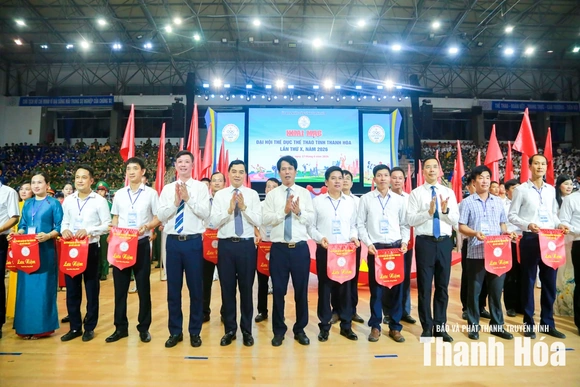 Khai mạc Đại hội Thể dục thể thao tỉnh Thanh Hóa lần thứ X