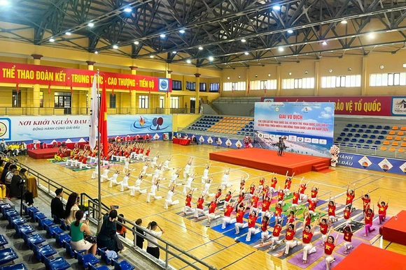 Khai mạc các giải Yoga trong hệ thống thi đấu quốc gia tại Thanh Hóa