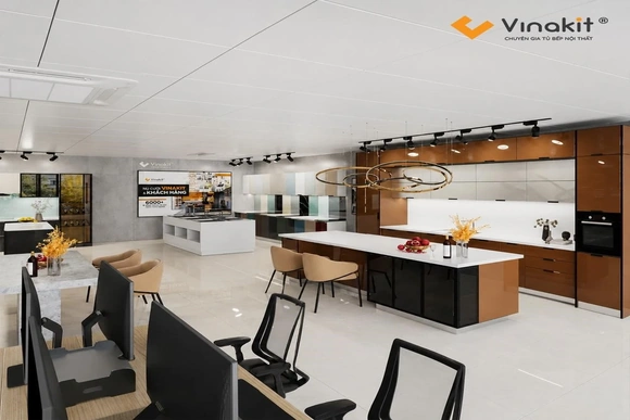 Tập đoàn nội thất Vinakit mở showroom tủ bếp inox Thanh Hóa: Kiến tạo chuẩn mực mới cho tủ bếp hạng sang