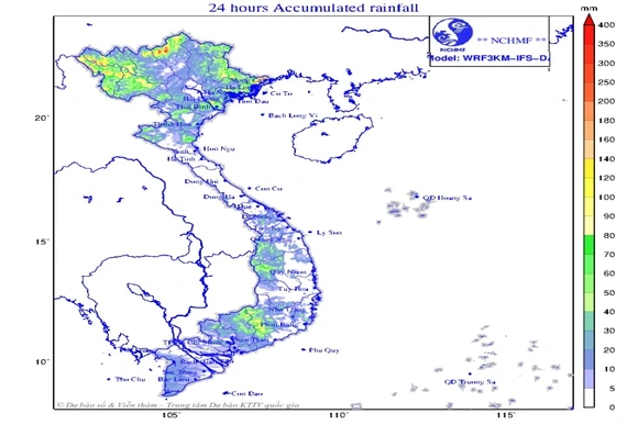 Ngày 29 và 30/6, Thanh Hóa có mưa, cục bộ có nơi mưa rất to