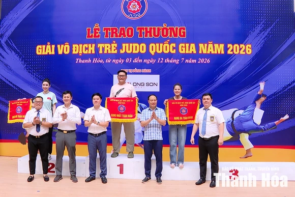Thanh Hoá xếp nhì toàn đoàn tại Giải Vô địch trẻ Judo quốc gia năm 2026