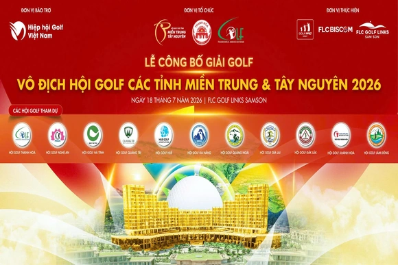 Giải vô địch Hội Golf các tỉnh miền Trung và Tây Nguyên tổ chức tại Thanh Hóa sẽ được  hỗ trợ toàn diện