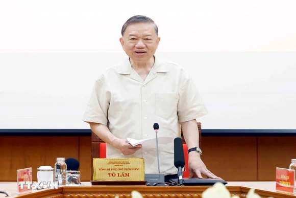 Tổng Bí thư Tô Lâm phát biểu kết luận về phát triển văn hóa Việt Nam