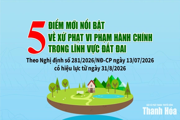 5 điểm mới nổi bật về xử phạt vi phạm hành chính trong lĩnh vực đất đai
