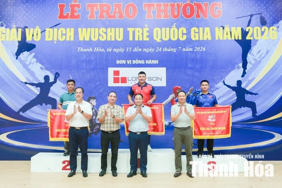 Thanh Hóa giành Giải ba toàn đoàn Giải Vô địch Wushu trẻ quốc gia