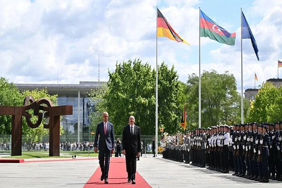 Tổng thống Azerbaijan thăm Đức, thúc đẩy hợp tác năng lượng và thương mại