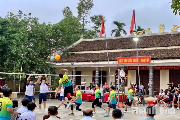 Chung sức xây dựng đời sống văn hóa&nbsp;ở xã Hoằng Phú